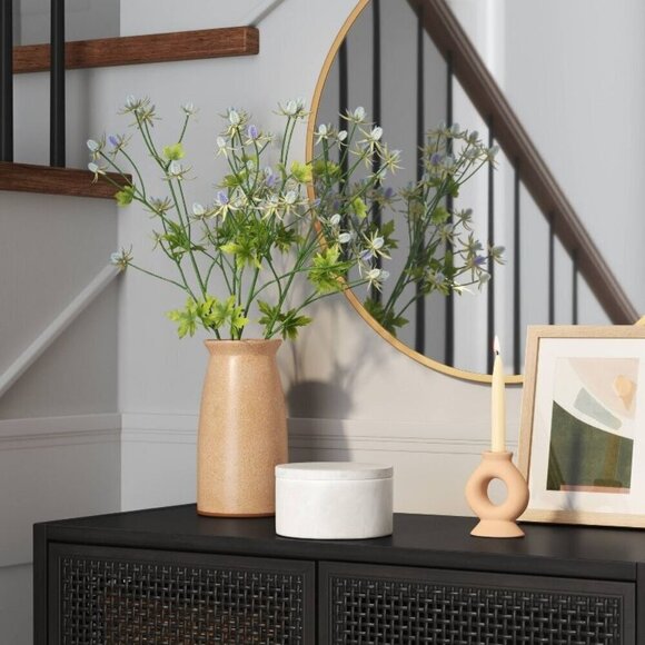 Threshold Onyx Stone Statement Container White‎ Round Storage w/ Lid - Target - Picture 2 of 7